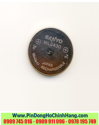 Sanyo ML2430; Pin sạc 3V lithium